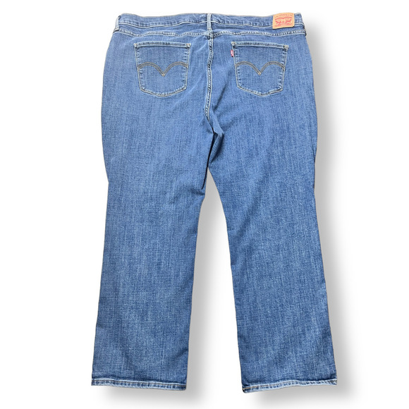 LEVI'S Women's Classic Fit Straight Jeans Denim Size 26W - Picture 3 of 10